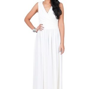 White Maxi Gown